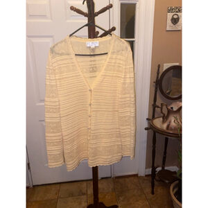 Women's St. John Cardigan Size 10 Yellow